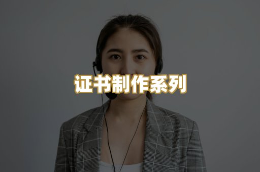 证书制作系列
